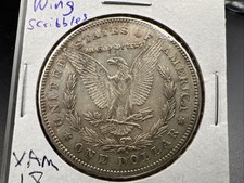 1878 S $1 Morgan Silver Dollar Coin VAM 18 XF EF Extra Fine Circ Spaghetti Wing picture