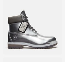 Timberland 6” Premium Boot Veneda Carter Silver Men’s Size 5.5/Wmns 7 NEW picture