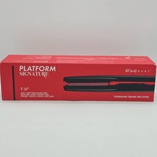 FHI Heat Signature Hair Straightener Straightening Ceramic Flat Iron Black 1.25