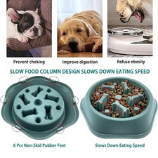 Slow Feeder Dog Bowl Slow Eating Pet Food Bowl Anti Gulp Dog Feeder picture