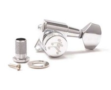 Genuine Tone Ninja 19:1 Locking Tuners, 4x2 set, Chrome picture