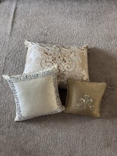 Michael Amini Set Of 3 Luxembourg Decorative Bedding Throw Pillows Luxury picture