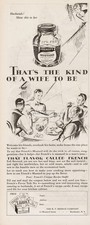 1928 R T French Co Rochester NY Mustard That's the kind of a wife to be ad picture