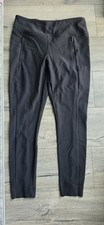 Athleta Stellar Women's Tights Pants Size Medium M Black Zip Pockets Worn Once picture