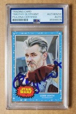 2021 Topps Living Set Cobb Vanth - Timothy Olyphant Auto PSA Mandalorian signed picture