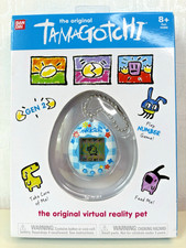 Tamagotchi Original Virtual Reality Pet NIB Gen 2 Bandai Clear Gingham Flower picture