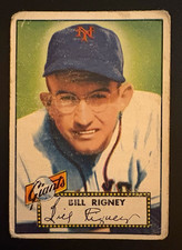 Topps 1952 - Bill Rigney #125 New York Giants Base Set picture