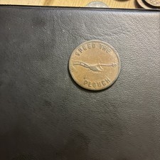 1859-1860 Prince Edward Island Half Penny Token Breton 917 Fish Plow Canada picture