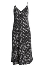 NWT Reformation Alexandra Midi in Brandy Black Floral Tank Slip Dress 2 picture