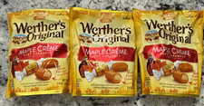 ULTRA RARE (3) Bags Werther's Original Maple Crème Soft Caramels,7.4 oz Bag picture