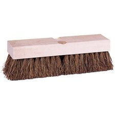 Weiler 44026 Deck Scrub Brush Palmyra Fill with Wood Block 10