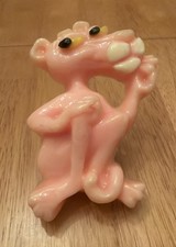 Vintage Rare 1980s  Lucite Pink Panther Decorative  Night Light Lite Plug In picture
