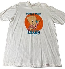 Vintage 1988 Crazy Shirts Porky Pig Hawaii Luaus Mens XL Shirt Looney Tunes picture