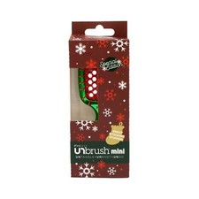 Unbrush Mini Holiday Hair Brush HOLLY - New picture