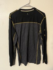 Smartwool Classic Base Layer Merino Wool Thermal Long Sleeve Top M Black picture