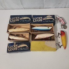 Minser Lucky Louie Fishing Plugs & Boxes x6 Chinook Salmon Lure Mix Lot picture