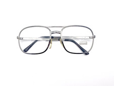 NOS Vintage Girard Silver Metal Aviator Pilot Eyeglasses - 1980s picture