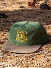 Protect Public Lands US National Forest Inspired Two-Tone Embroidered Cotton Cap picture