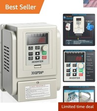 AC 220V/1.5kw 2HP Variable Frequency Drive,8A VFD Inverter Single Phase to 3 ... picture