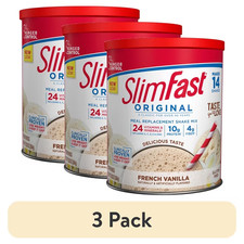 (3 pack) SlimFast Original Meal Replacement Shake Powder, French Vanilla, picture