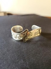Vintage Diablo Sterling Silver Cuff Bracelet - One of a kind picture