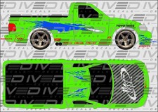 99 Ford Lightning  #278  1/64  WHITE TONER Waterslide Decal for Hot picture