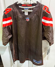 NFL Pro Line Cleveland Browns Nick Chubb #24 Jersey Men’s L Brown Orange White picture