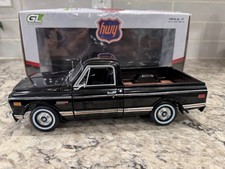 Greenlight Highway 61 Barrett-Jackson 1971 Chevrolet C10 Pickup Black 1/18 picture