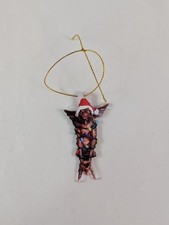 Gremlins Evil Gremlin In Lights With A Santa Hat Plastic Christmas Ornament  picture