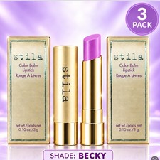 3 PACK STILA Color Balm “BECKY”  Lipstick  0.10oz X 3 NIB picture