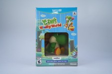 Yoshi's Woolly World Wii U Green Yarn Yoshi Amiibo Bundle New Sealed NIB picture