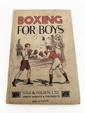 Antique 1920 Boxing For Boys E.B. Dent Boxing Instruction Book Gale & Polden picture