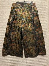 Anthropologie Somerset Pull On Pants Cropped Jacquard Edition L NWOT picture