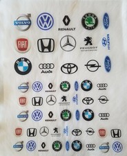  3D 'Car Logo' multifaction transparent paper, Resin Art, Resin inclusion,film picture
