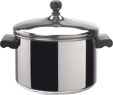 Farberware Classic Polished Stainless Steel Covered Saucepot 4 Quart picture