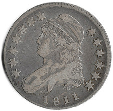 1811 Capped Bust Half Dollar    ***Very Nice Details picture
