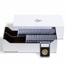 Coin Slabs Storage Best Box INTERCEPT Shield For 50 Certified PCGS NGC Holders picture