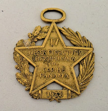 CENTRO AMERICA American SPORT Games MEDAL GOLD FIRST PLACE 1938 PANAMA picture