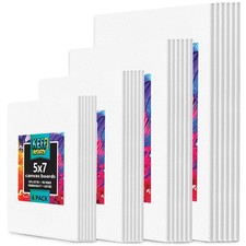24-Pack 𝗣𝗥𝗘𝗠𝗜𝗨𝗠 Canvas for Painting, 6 of 5x7, 8x10, 9x12,11x14 Painting picture