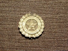 VINTAGE 1935 1/30 10 KT w & H CO METROPOLITAN STAR SALESMAN 2nd YEAR PIN  picture