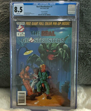 Now Comics Real Ghostbusters #1 (1988) CGC 8.5 Newsstand Edition Comic Book picture