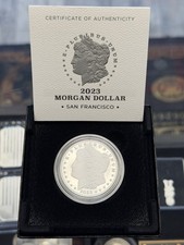 2023-S Morgan Silver Dollar San Francisco Uncirculated w/ OGP Box & COA picture