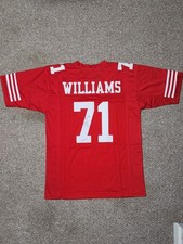 Trent Williams signed Custom Jersey Replica autograph certified size XL Beckett picture