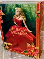 NRFB Mattel 2022 Holiday Barbie Doll Collector Edition Blonde 12 in Christmas picture