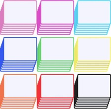 54 Pack Magnetic Blank Cards - Large Dry Erase Magnets, Multipurpose Erasable... picture