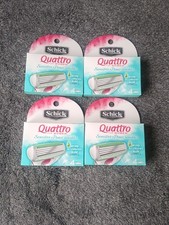 (4) Schick Women's Sensitive Quattro Razor Refills 16 Cartridges Total  picture