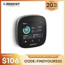 Renogy ONE Core Energy Monitoring Panel All-in-one Off-Grid Battery Monitoring picture