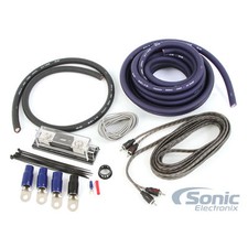 Belva BAK02BL Blue 1/0 Gauge 2-Channel Amplifier Car Power Installation Kit Amp picture