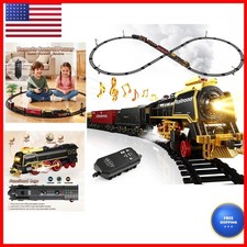 YESHIN Electric Train Set Remote Control Smoke Lights Sound Luxury Tracks picture