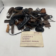 Johnny West Vintage Marx Accessories Lot 1960s Best of the West Figures Weapons picture